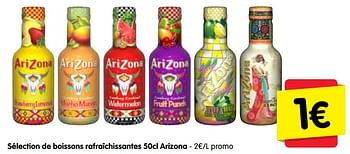 Promotions Sélection de boissons rafraîchissantes arizona - Arizona - Valide de 10/11/2016 à 16/11/2016 chez Red Market