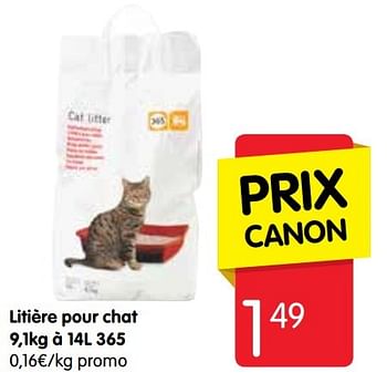 Promotions Litière pour chat - Produit Maison - Red Market - Valide de 10/11/2016 à 16/11/2016 chez Red Market