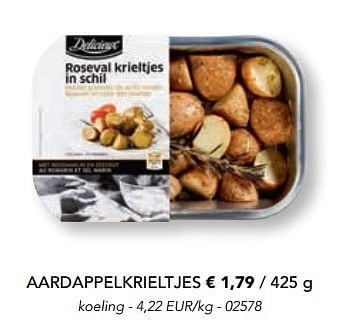 Promoties Aardappelkrieltjes - Delicieux - Geldig van 07/11/2016 tot 31/12/2016 bij Lidl