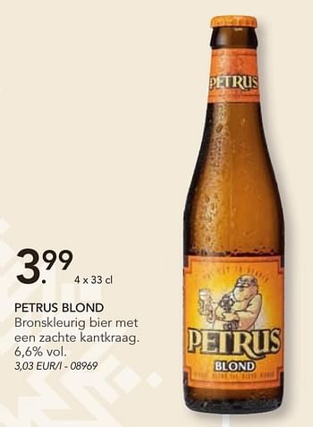 Promoties Petrus blond - Petrus - Geldig van 07/11/2016 tot 31/12/2016 bij Lidl