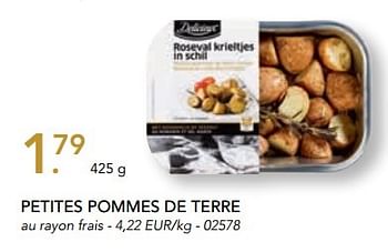 Promoties Petites pommes de terre - Delicieux - Geldig van 07/11/2016 tot 31/12/2016 bij Lidl