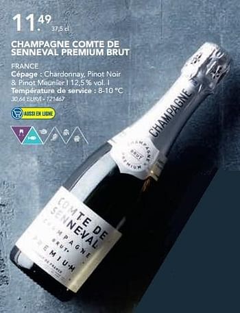 Promotions Champagne comte de senneval - Champagne - Valide de 07/11/2016 à 31/12/2016 chez Lidl