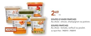 Promotions Soupes d`hiver fraîches - Chef select - Valide de 07/11/2016 à 31/12/2016 chez Lidl