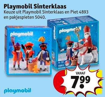 Zuidelijk Elektronisch Peuter Playmobil Playmobil sinterklaas - Promotie bij Kruidvat