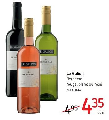 Promotions Le galion bergerac - Vins blancs - Valide de 17/11/2016 à 30/11/2016 chez Spar (Colruytgroup)