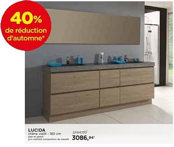 Promoties Lucida collection de meubles - Balmani - Geldig van 01/11/2016 tot 03/12/2016 bij X2O