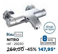 Promoties Blaufoss nitro - Blaufoss - Geldig van 01/11/2016 tot 03/12/2016 bij X2O