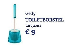 Promoties Toiletborstel - Gedy - Geldig van 07/11/2016 tot 31/12/2016 bij Sanimarkt