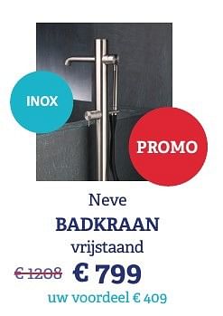 Promoties Badkraan - Neve - Geldig van 07/11/2016 tot 31/12/2016 bij Sanimarkt
