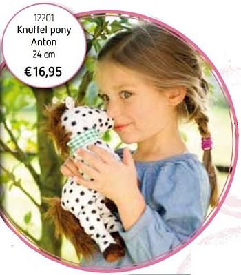 Promoties Knuffel pony anton - Huismerk - De Speelvogel - Geldig van 01/10/2016 tot 31/12/2016 bij De Speelvogel