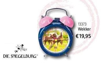 Promoties Wekker - Die Spiegelburg - Geldig van 01/10/2016 tot 31/12/2016 bij De Speelvogel
