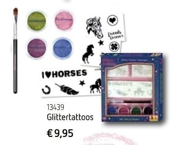 Promoties Glittertattoos - Huismerk - De Speelvogel - Geldig van 01/10/2016 tot 31/12/2016 bij De Speelvogel