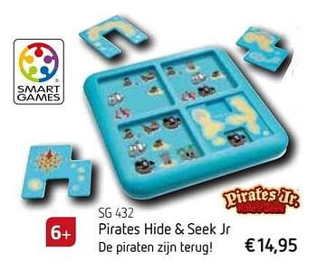 Promoties Pirates hide + seek jr - Smart Games - Geldig van 01/10/2016 tot 31/12/2016 bij De Speelvogel