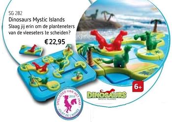 Promoties Dinosaurs mystic islands - Smart Games - Geldig van 01/10/2016 tot 31/12/2016 bij De Speelvogel