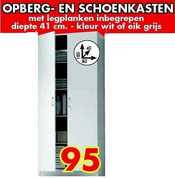 Promoties Opberg- en schoenkasten - Huismerk - EmDecor - Geldig van 02/11/2016 tot 30/11/2016 bij Emdecor