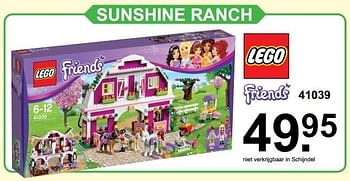 Promoties Lego friends sunshine ranch - Lego - Geldig van 20/11/2016 tot 10/12/2016 bij Van Cranenbroek