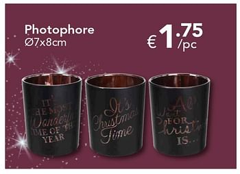 Promotions Photophore - Produit Maison - Euroshop - Valide de 18/11/2016 à 31/12/2016 chez Euro Shop