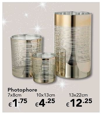 Promoties Photophore - Huismerk - Euroshop - Geldig van 18/11/2016 tot 31/12/2016 bij Euro Shop