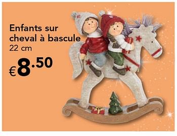 Promoties Enfants sur cheval à bascule - Huismerk - Euroshop - Geldig van 18/11/2016 tot 31/12/2016 bij Euro Shop