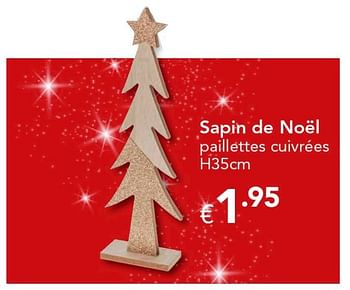 Promoties Sapin de noël - Huismerk - Euroshop - Geldig van 18/11/2016 tot 31/12/2016 bij Euro Shop