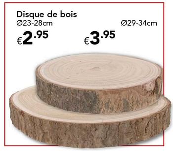 Promotions Disque de bois - Produit Maison - Euroshop - Valide de 18/11/2016 à 31/12/2016 chez Euro Shop