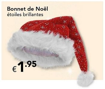 Promoties Bonnet de noël - Huismerk - Euroshop - Geldig van 18/11/2016 tot 31/12/2016 bij Euro Shop