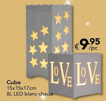 Promotions Cube - Produit Maison - Euroshop - Valide de 18/11/2016 à 31/12/2016 chez Euro Shop
