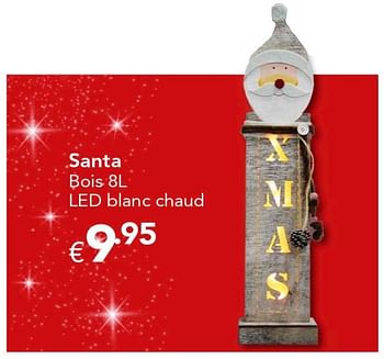 Promotions Santa - Produit Maison - Euroshop - Valide de 18/11/2016 à 31/12/2016 chez Euro Shop