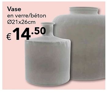 Promoties Vase - Huismerk - Euroshop - Geldig van 18/11/2016 tot 31/12/2016 bij Euro Shop