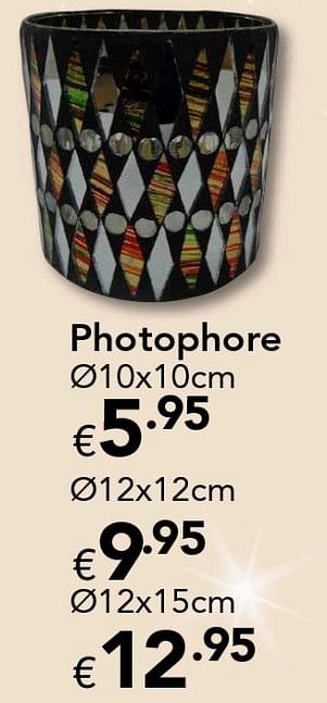 Promotions Photophore - Produit Maison - Euroshop - Valide de 18/11/2016 à 31/12/2016 chez Euro Shop