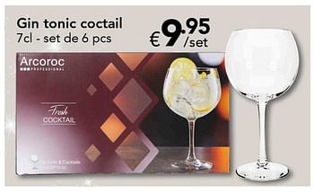 Promotions Gin tonic coctail - Arcoroc - Valide de 18/11/2016 à 31/12/2016 chez Euro Shop