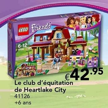 Promoties Le club d`équitation de heartlake city - Lego - Geldig van 18/11/2016 tot 31/12/2016 bij Euro Shop