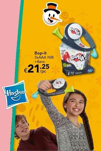 Promoties Bop-it - Hasbro - Geldig van 18/11/2016 tot 31/12/2016 bij Euro Shop