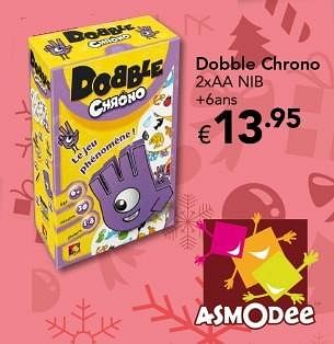 Promotions Dobble chrono - Asmodee - Valide de 18/11/2016 à 31/12/2016 chez Euro Shop