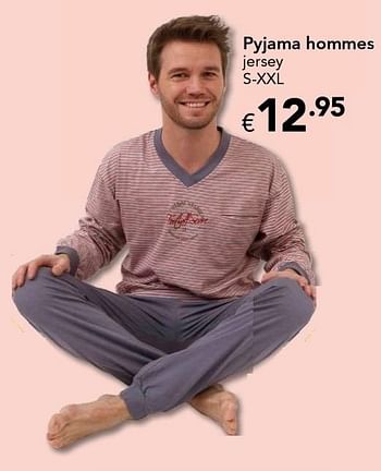 Promoties Pyjama hommes - Huismerk - Euroshop - Geldig van 18/11/2016 tot 31/12/2016 bij Euro Shop