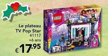 Promoties Le plateau tv pop star - Lego - Geldig van 18/11/2016 tot 31/12/2016 bij Euro Shop