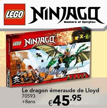Promotions Le dragon émeraude de lloyd - Lego - Valide de 18/11/2016 à 31/12/2016 chez Euro Shop
