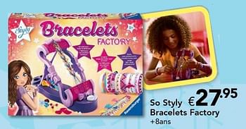Promoties So styly bracelets factory - Ravensburger - Geldig van 18/11/2016 tot 31/12/2016 bij Euro Shop