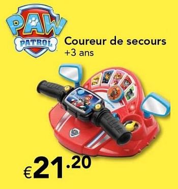 Promoties Coureur de secours - PAW  PATROL - Geldig van 18/11/2016 tot 31/12/2016 bij Euro Shop
