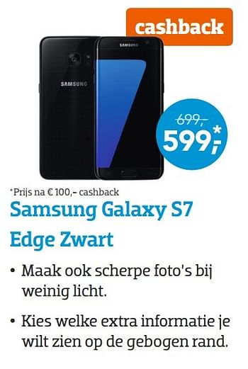 Samsung Samsung s7 zwart - Promotie bij Coolblue