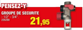Promoties Groupe de securite - Merk onbekend - Geldig van 23/11/2016 tot 04/12/2016 bij Hubo