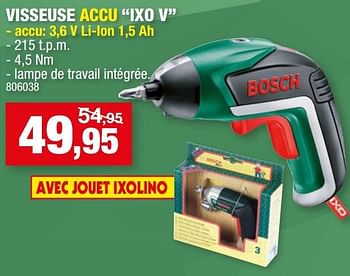 Promotions Bosch visseuse accu ixo v - Bosch - Valide de 23/11/2016 à 04/12/2016 chez Hubo