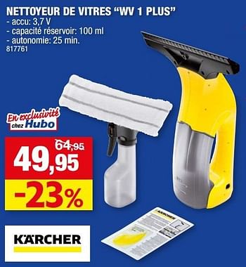 Promotions Nettoyeur de vitres wv 1 plus - Kärcher - Valide de 23/11/2016 à 04/12/2016 chez Hubo