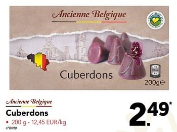 Promotions Cuberdons - Ancienne Belgique - Valide de 28/11/2016 à 04/12/2016 chez Lidl