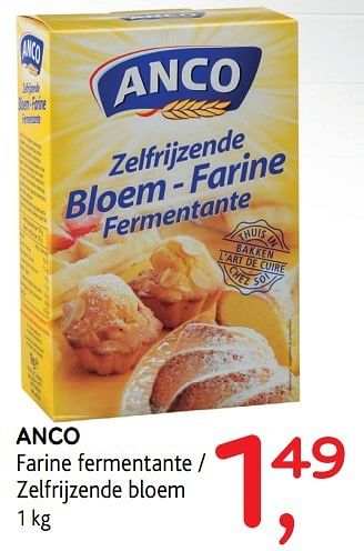 Promoties Anco farine fermentante - Anco - Geldig van 30/11/2016 tot 13/12/2016 bij Alvo