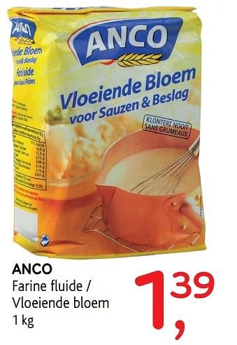 Promoties Anco farine fl uide - Anco - Geldig van 30/11/2016 tot 13/12/2016 bij Alvo