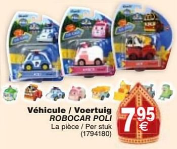 Promoties Véhicule - voertuig robacar poli - Silverlit - Geldig van 22/11/2016 tot 05/12/2016 bij Cora