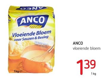 Promoties Anco vloeiende bloem - Anco - Geldig van 01/12/2016 tot 14/12/2016 bij Eurospar (Colruytgroup)