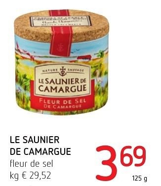 Promotions Le saunier de camargue fleur de sel - Le Saunier de Camargue - Valide de 01/12/2016 à 14/12/2016 chez Eurospar (Colruytgroup)