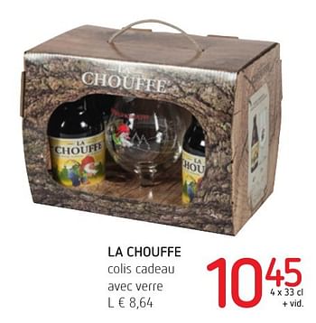 Promotions La chouffe colis cadeau avec verre - La Chouffe - Valide de 01/12/2016 à 14/12/2016 chez Eurospar (Colruytgroup)